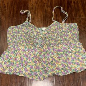 American Eagle Outfitters Multicolor Floral Flowy women’s Size small shirt